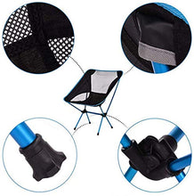 JUNC. Ultra Camping Fishing Moon Sedia Sedie Pieghevole Compact Pieghevole Sedie Portatile per Outdoor Beach Fishing Escursionismo Picnic Viaggi Picnic Sgabello da Spiaggia Sedia da Campeggio