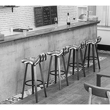 WGEMXC Sedia, Sedia da Ufficio a Casa, Sgabello Sgabello in Legno Massello Coprisedile in Tessuto Lavabile Tavolo da Trucco Sedia da Pranzo Sedia da Studio Sgabello da Bar Sedia da Caffetteria,U