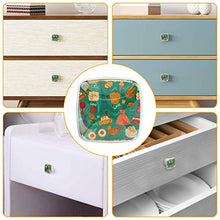 Set di 4 maniglie rotonde per armadio da cucina, credenza, cassettiera, cassettiera, con viti, per cucina, comò, credenza, bagno, armadio, vintage, retrò, Torre Eiffel