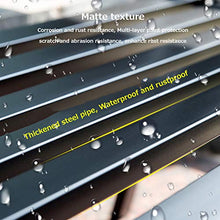 Panche da Giardino per Terrazza All'aperto Panchine del Parco Divertimenti, Panca da Cortile in Alluminio Pressofuso Resistente alle Intemperie, Comoda Panca 2 Posti con Schienale Braccioli