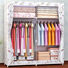 JFFFFWI Armadio Guardaroba Guardaroba 168 * 130 * 46cm Guardaroba Semplice Panno (Colore: B)