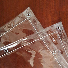 LXHONG Teloni Resistenti in PVC, Telo Trasparente con Occhielli, Copertura Antipolvere per Divano A Prova di Polvere A Prova di Vento per Coperture per Piante Tetto 320 Gr， Personalizzabile