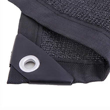 DANDAN Rete Per Frangisole Rete Per Frangisole Punzonatura Del Bordo Rete Ombreggiante Criptata Ispessita Balcone / Patio / Tetto / Posto Auto Coperto Rete Isolante Nera A 6 Pin ( Size : 2*2m )