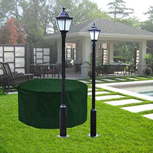 YULIAN Copertura per mobili Terrazzo Rotondo 140x95cm, Giardino Mobili Cover, Terrazza Mobili da Giardino Coperture per mobili da Giardino Circuiti e sedie da Giardino Cover Invernali, Verde