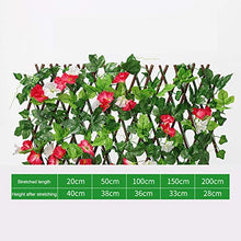 Recinzione Del Giardino Recinzione Foglia Verde Recinzione A Traliccio Retrattile Espandibile , Siepe In Legno Con Foglie Di Fiori Artificiali , Paravento Per Decorazione Da Giardino Paravento Per