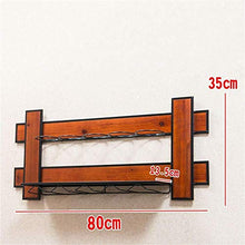 Portabottiglie Per Vino Porta Bottiglie E Vetro Scaffale Vini A Muro- Portabottiglie Da Parete, Porta Calici, Per La Cucina Di Casa/Sala Da Pranzo/Decorazione Bar