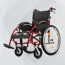 Carrozzine Semoventi, Trasporto Portatile, Sport E Tempo Libero, Pieghevole in Alluminio Leggero, Manuale con Pedali Pieghevoli, Custodia per Disabili, Scooter A Spinta per Anziani A