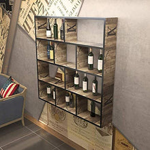 COLiJOL Portabottiglie Scaffale per Vino Scaffale per Vino Semplice Retrò Scaffale per Scaffale Scaffale per Vino Scaffale per Vino Appeso