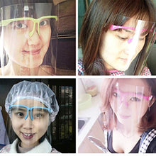 TENDYCOCO 5pc Safety Face Cover Full Protection cap Anti-Fog Lightweight Transparent Face Cover Transparent Lens Random Color
