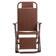 Soul Case Sedia da Giardino Pieghevole Oversize a gravità Zero con poggiatesta Regolabile, per Prato da Giardino Esterno - Supporto Fino a 350 libbre (Marrone)