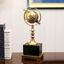 WANGXINQUAN Americana Globe Ornamenti Desk Combinazione di Stile Europeo Due Soft Furnishings Governo del Vino Soggiorno Librerie