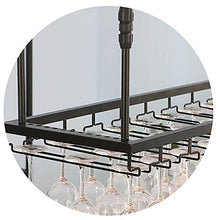 JHGJBJ Supporto Bicchiere da Vino, Vino Pendente di Vetro Creativo può Appendere 24 Coppe, Scaffale Hanging Shelf Ferro La Decorazione del Tetto Cremagliera del Supporto