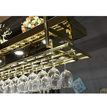 LXD Wine Rack, cremagliera di vetro di vino/a soffitto attaccatura del supporto di bottiglia del vino supporto del metallo ferro vetro vino Holder alta Cup/Altezza regolabile Rack Wine Glass,150