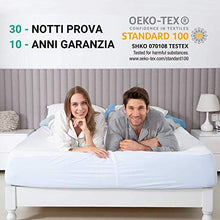 RECCI Coprimaterasso Matrimoniale - Coprimaterasso Impermeabile 160x190/200, 100% Bambu Tessuto Copri Materassi, Proteggi Materasso, Super Morbido, Altamente Traspirante, Silenzioso [ 160x190/200 cm ]