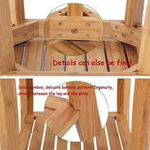 AYHa Bagno Bagno Vasca Sgabelli sgabello pieghevole Bagno Sgabello antisdrucciolevoli creativo Bamboo Sgabello in grado di sopportare 130Kg,Marrone