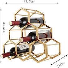YZ-YUAN Armadi per Vino Portabottiglie per Vino in Acciaio Inossidabile Ristorante Tenuta vinicola Arredamento per la casa Decorazioni Artigianato Creativo Portabottiglie per Vino Scaffale Ristorant