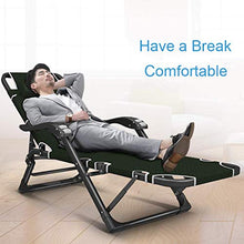 SHUAIIJUAN Sedia per il tempo libero domestico A scomparsa Sunlounger Beach Bed Reclining Culla Giardino regolabile in 5 posizioni Patio Lounge Poltrone for Outdoor escursionismo 441lbs campeggio di s