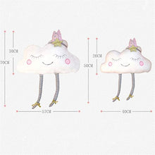 Bambini Giocattolo Cloud Cuscino Morbido Peluche Accent Bambini Gettare Cuscino Cotone Lettura Buone Libri Cuscino Per Divano Camera Soggiorno,57 * 38CM