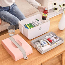 WYH Chiaro Medicine Chest delle Famiglie Medicina Box Grande capacità Medicina Storage Box Dormitorio Completa Serie di Grandi Medicina Box Medical Box Ragionevole