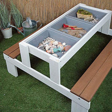 Meppi Set di sedie Stralsund bianco/marrone in legno – Set di mobili per esterni