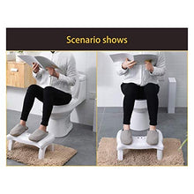 CHENJIAO Squatting Sgabello Pieghevole Pratico Igienici Sgabello Multifunzionale Accovacciata Sgabello con Aromaterapia Creativo Antisdrucciolevoli Toilet Seat Sgabello (Color : White)