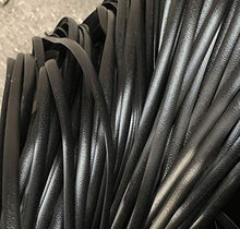 N / A Materiali per Riparazioni in Rattan Sintetico Nero, Sedie in Rattan in Plastica Sintetica Nera E Tavoli per Sedie da Riparazione, Cestini Portaoggetti, ECC. (500G)