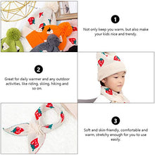 SOIMISS 1 Set Autunno Inverno Bambini Cappello Caldo Sciarpa Set Adorabile Berretto Caldo Fazzoletto da Collo