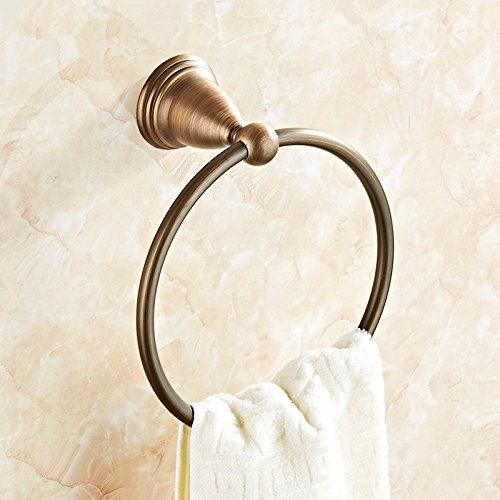 MBYW, portasciugamani moderno e minimalista, portasciugamani da bagno, portasciugamani vintage con ciondolo in rame anticato, adatto per bagno, camera da letto, cucina, ufficio, bar