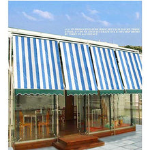 XIAOXIAO Rete ombreggiata Strisce Blu Rete Ombreggiata Protezione UV 90% Durevole Materiale HDPE Cortina Finestra Ombra Crema Solare Vegetale (Size : 8x8m)