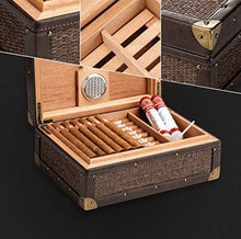 KEKEYANG humidor Cigar Box, Cigar Humidor, Legno di Cedro Cigar Humidor, Anti-Pressione Sigaro