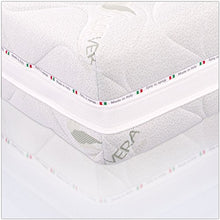 AILIME SRL Materasso Matrimoniale SFODERABILE 180X200X26 CM in Memory Foam Ortopedico Dispositivo Medico Prime