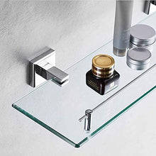 GDFEH Scaffale per Il Bagno Scaffale per disabili Montaggio a Parete Bagno Stampaggio Organizer Shelf Scaffale in Vetro temperato