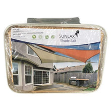 Sunnylaxx Tenda a Vela Rettangolare 3 x 5 Metri, Vela Ombreggiante Impermeabile e Resistente per Giardino, Balcone & Terrazza, Colore Sabbia