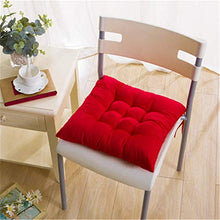 Pillowcase Cuscino per Sedia da Giardino Cuscino per Sedia Cuscino per Sedia da Pranzo Adatto per Interni ed Esterni Cuscino Rimovibile 40x40 cm (Rosa Rossa) Set 4 Pezzi