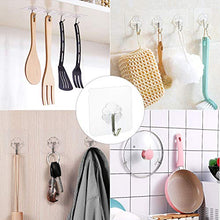 Gancio autoadesivo,Czoele 30 pezzi Ganci Trasparenti Adesivi, Appendiabiti ganci a Parete, Ganci in plastica,Ganci portasciugamani,Gancio impermeabile per Bagno Cucina Porta, Rimovibile,10kg Max