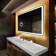 FORAM Personalizza Controluce specchio per bagno con luce LED - 50x60cm - su Misura - moderno specchi con illuminazione, retroilluminato L59