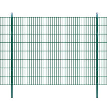 honglianghongshang Barriere e recinzioni Pannelli per recinzioni Pannello di Recinzione 2D Giardino con paletti 2008x1630 mm 26m Verde