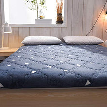 Coprimaterasso, Materasso Futon, Tappetino Imbottito per Materassi Tatami Ispessito, Materasso Pieghevole Portatile Futon Pad in Velluto,A,150 * 200cm/59 * 79inch