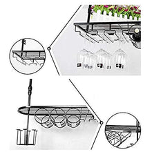 Portabottiglie da Vino Moderno in Metallo portabottiglie portabottiglie da Vino - portabottiglie da Vino sospeso, portabicchieri da Vino, portaoggetti da Cucina bar-60x25cm_Bianco