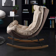 XinQing-Sedia a Dondolo Balcone Pigro Sedia a Dondolo in Tessuto reclinabile in Tessuto Snail-Style shood shood Chair 95x90x90cm