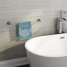 soak Accessorio Bagno Barra Porta Asciugamani con Montaggio a Muro, Design Moderno, Rotondo - Cromato