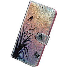 Robinsoni Custodia Compatibile con LG Q60 Cover Libretto Magnetica Cover Portafoglio Pelle PU Antiurto Cover Silicone Taccuino Cover 360 Gradi Animale Stampato Telefono Custodia Giglio