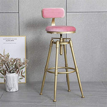GYPPG Sgabello Bar Industriale, Sedia in Metallo, Comodo Design del Piede, Imbottitura di Protezione del Pavimento, Adatto per Bar, ristoranti, caffetterie, Altezza Regolabile 70-90 cm,