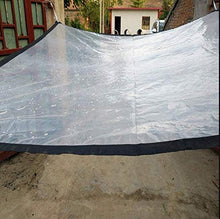 CXF Trasparente Telo Impermeabile incatramata ispessite Lato Trasparente Impermeabile Sheet ispessite Plastica Plastica incatramata Auto Ultra Light Telo Occhiellato Retinato (Size : 1mX1m)