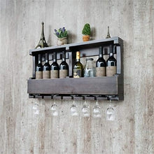 BINGFANG-W Wine Rack Legno a Parete Cabinet, Bottiglia di Champagne Bagagli Mensola Supporto dell'esposizione Portavini