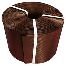 Thermoplast® - Set di 6 strisce protettive per recinzioni, 19 cm x 26 m = 4,94 m2, marrone, 19 cm x 20 pezzi