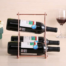 Buy and buy at Brandon Creative Home Decoration Ornaments Wrought Iron Wine Rack Pyramid Wine Rack Wine Display Rack RemovableRose GoldTrumpet