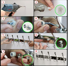 Portasciugamani multifunzione in acciaio inossidabile con gancio appendiabiti da parete per bagno in cucina(1 #)