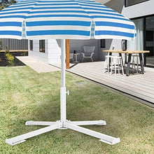 Porta ombrellone, Base per ombrellone a quattro gambe, Base per ombrellone per giardino spiaggia