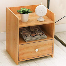 Comodino in Legno Letto Semplice Camera da Letto Moderna Legno con cassetto Camera da Letto Piccolo Appartamento Mini Armadietto Laterale Cassetto Armadietto FANJIANI